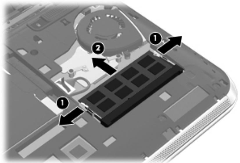 HP MINI 210-3001EA - Remplacement du module mémoire - 2