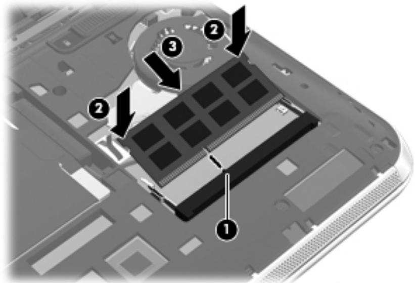 HP MINI 210-3001EA - Remplacement du module mémoire - 5