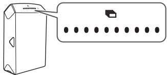 FUJIFILM FUJI INSTAX SHARE SP-2 GOLD - FILUM残量LEDの表示 - 1