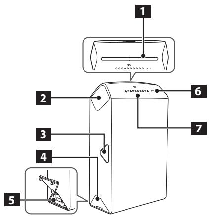 FUJIFILM FUJI INSTAX SHARE SP-2 GOLD - 各部の名称 - 1