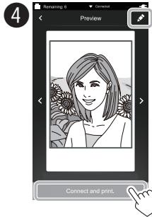 FUJIFILM FUJI INSTAX SHARE SP-2 GOLD - Connecting and Printing (Continued) - 1