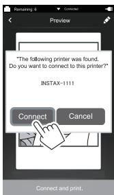 FUJIFILM INSTAX SHARE SP-2 - Connecting and Printing (Continued) - 4