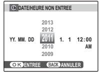 FUJIFILM S2980 - Reglez la date et l'heure. - 1