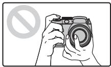 FUJIFILM S2980 - Comment tenir l'appareil photo - 2