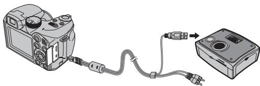 FUJIFILM S2980 - Raccordement de l'appareil photo - 1