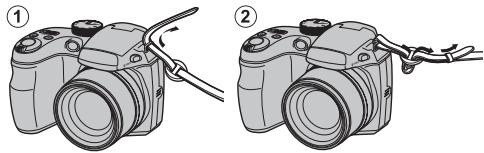 FUJIFILM S2980 - Fixation de la dragonne - 1