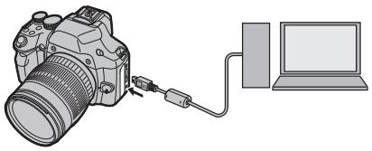FUJIFILM X-S1 - Raccordement de l'appareil photo - 3