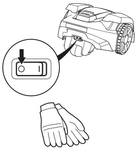 HUSQVARNA 105 - Chàssis et disque de coupe - 1