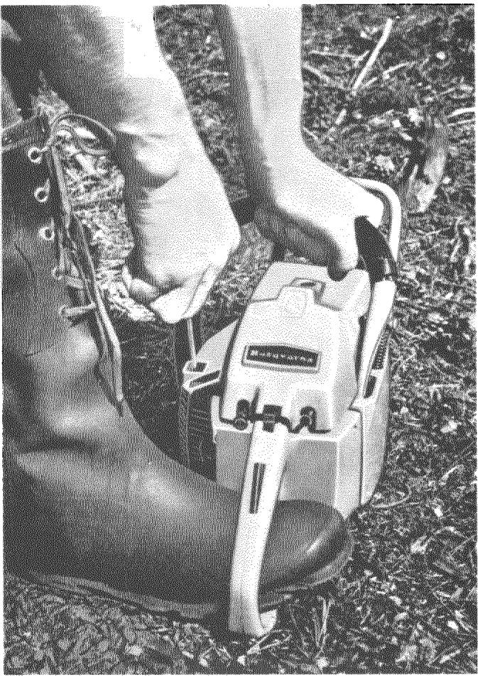 HUSQVARNA CHAINSAWS - Moteur froid - 2
