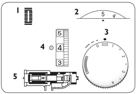 HUSQVARNA VIKING EMERALD 116 - Réglage de la densité du point de boutonnière - 2