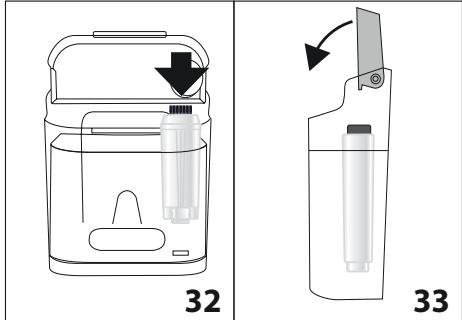 DELONGHI AUTENTICA - Installation du filtre - 1