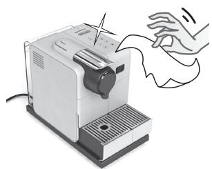 DELONGHI LATISSIMA TOUCH EN550.BM, LATISSIMA TOUCH EN550.S, LATISSIMA TOUCH EN550B, LATISSIMA TOUCH EN550W - PROGRAMOWANIE ILOSCI NA POTRZEBY PRZYGOTOWANIA CAPPUCCINO-LATTE MACCHIATO-CIEPLEJ MLECZNEJ PIANK/ПРОГРAMMЮВАHи OБьEMA Для KAPIУно-ЛATTE MAKьЯTO-ТорячEN MOLOЧНО ПЕКИ - 6