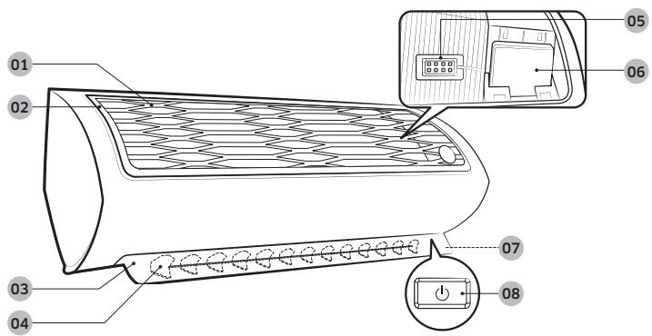SAMSUNG AR18 - Aperçu de l'appareil extérieur - 1