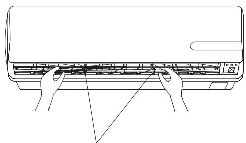 DELONGHI PLS120 - Einstellung des horizontalen Luftflusses (manuell) - 4