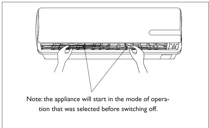 DELONGHI PLS120 - Adjustment of horizontal airflow (manual) - 2