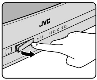 JVC AV-28BD5EPS - LOCAL CONTROL / BьPXY KOPПУСHA TEЛЕВИЗОРА - 1