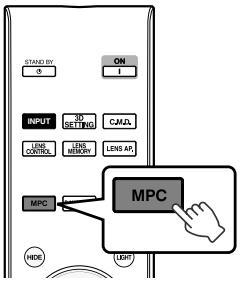 JVC DLA-X700R - Press the [MPC] button to display the adjustment menu - 1