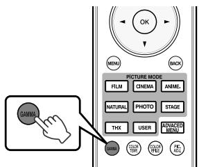 JVC DLA-X700R - Example of gamma adjustment - 7