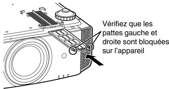 JVC DLA-X700R - Réinstallez le filtrre interne - 1