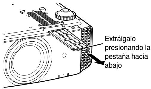 JVC DLA-X700R - Retire el filtro interno - 1