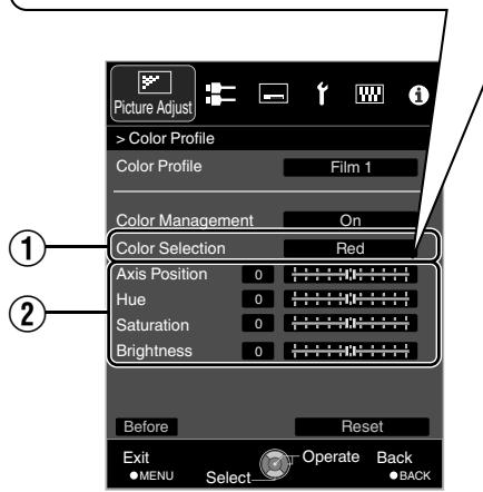 JVC DLA-X900R - Adjust to the preferred color. - 2