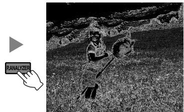 JVC DLA-X900R - Pulse el botón [P.ANALYZER]. - 2
