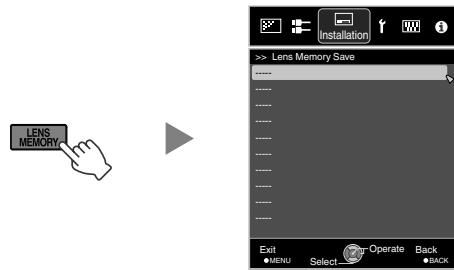 JVC DLA-X900R - Saving an adjustment data - 1