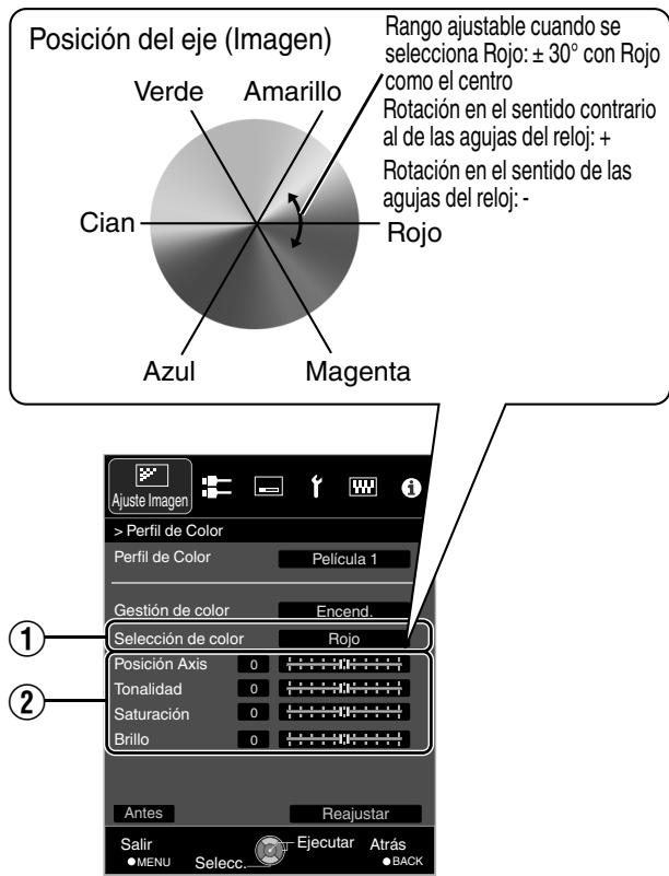 JVC DLA-X900R - Ajuste según el color preferido. - 1