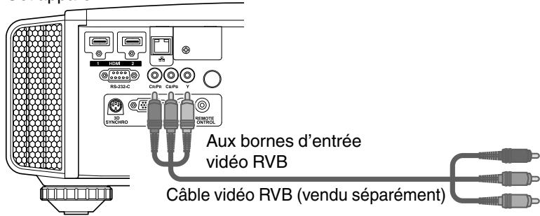 JVC DLA-X95R - Connexion via un câble vidéo RVB - 1