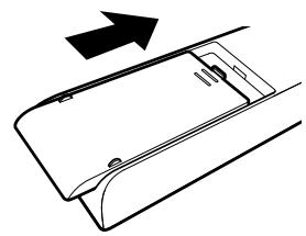 JVC DLA-X95R - Loading Batteries into the Remote Control - 3