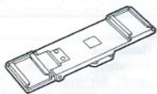 JVC GR-45 - Mise en place de la pile dans l'adaptateur de cassette - 11