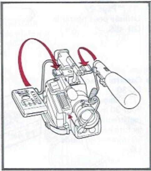 JVC GR-45 - Adaptateur de SABOT (en option)/poignee de transport (en option) - 3