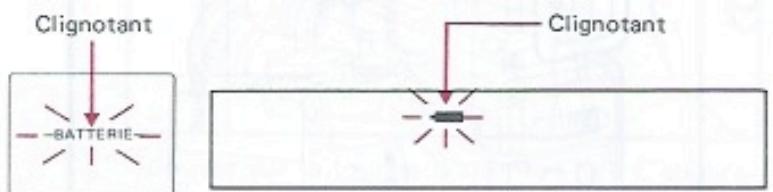 JVC GR-45 - Avertissement de décharge de la batterie - 1