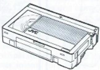 JVC GR-45 - Mise en place de la pile dans l'adaptateur de cassette - 13