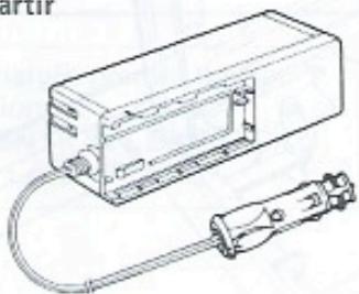 JVC GR-45 - Mise en place de la pile dans l'adaptateur de cassette - 3
