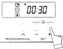 BRANDT FAC24X1N - Reglage av önskad matlagningstid - 1