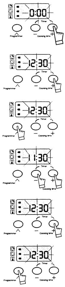 BRANDT FAT24TIU - ● How to use the timer (minute minder) - 1