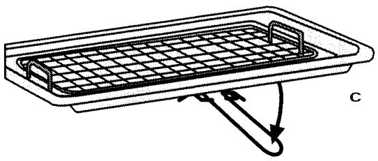 BRANDT FAT24TIU - GRILLING PAN WITH TRIVET AND HANDLE (c) - 2