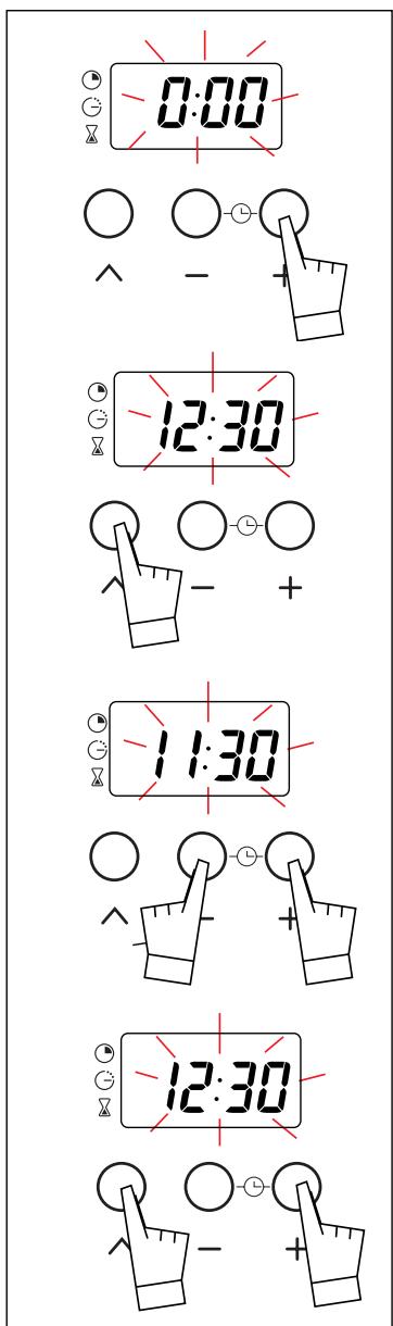 BRANDT FC222MN1 - How to set the clock - 1