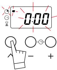 BRANDT FC222WN1 - b) How to delay the start for a timed cooking period - 3
