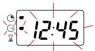 BRANDT FC222WN1 - b) How to delay the start for a timed cooking period - 5