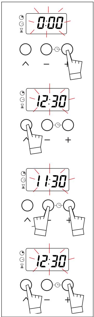 BRANDT FC272WN1 - How to set the clock - 1