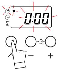 BRANDT FC272WN1 - b) How to delay the start for a timed cooking period - 3