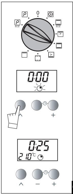 BRANDT FP224WN1 - After these three actions, the oven heats up: - 1