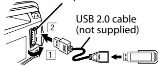 JVC KD-R431 - Playing a CD/USB device - 2