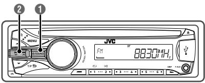 JVC KD-R431 - Recherche d'une station - 1