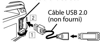JVC KD-R431 - Lecture d'un CD/periphérique USB - 2