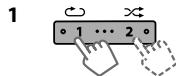 JVC KD-R431 - Selecting the playback modes - 1