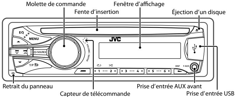 JVC KD-R431 - Informations à l'écran - 2