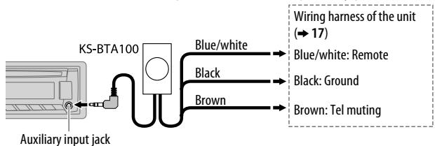 JVC KD-R461 - Use a Bluetooth device - 1